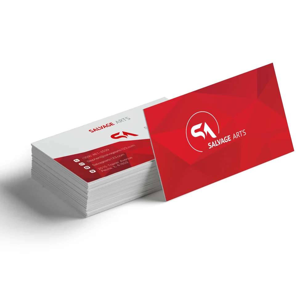 Design that leaves a mark — business card example