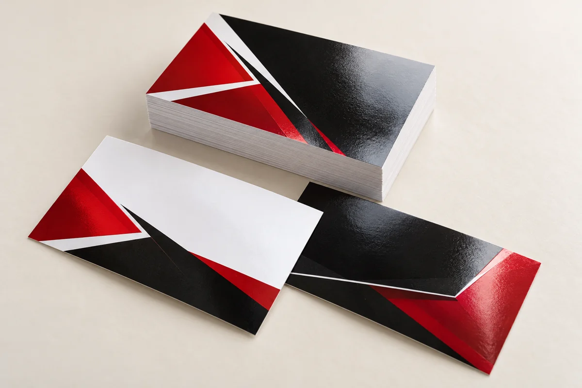 Glossy Business Cards — illustrative product sample