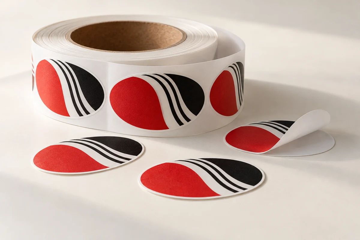 Oval Stickers — illustrative product sample