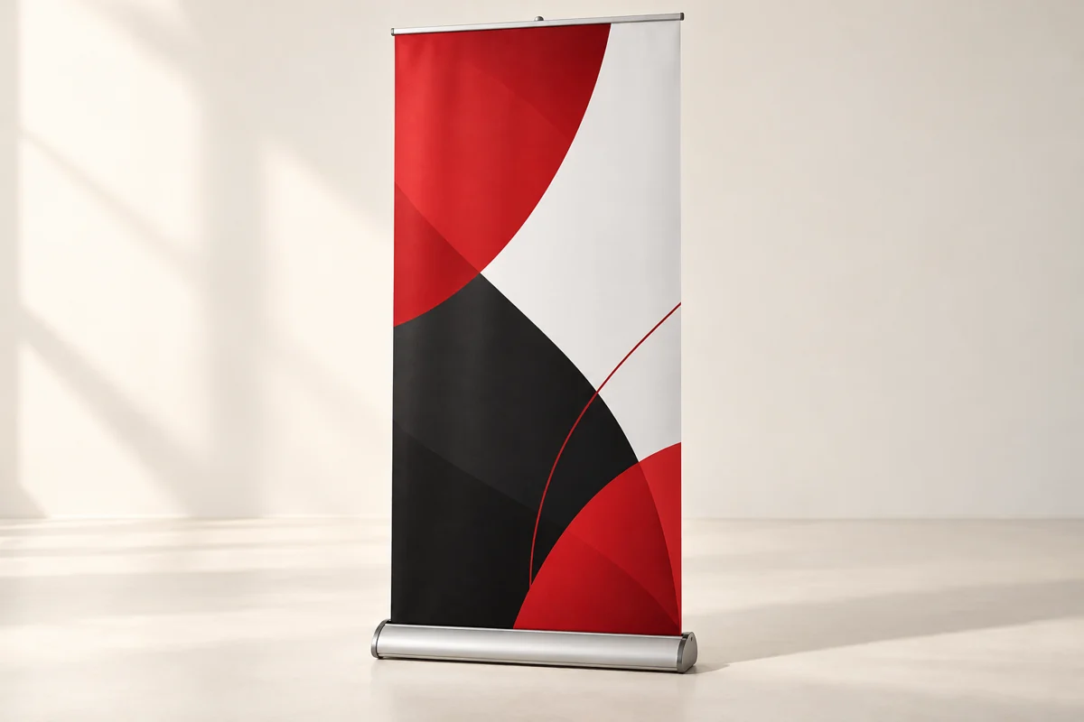 Premium Banner Stand — illustrative product sample