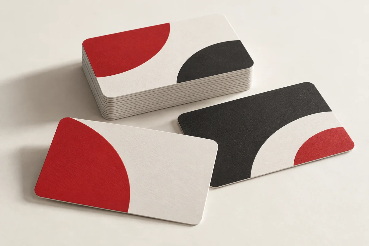 Rounded Corners Business Cards — illustrative product sample
