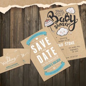 Brown Kraft Cards