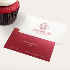 Suede Business Cards
