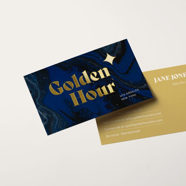 Raised Foil Business Cards - Image 2