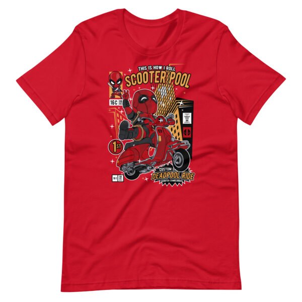 Deadpool Scooter Unisex t-shirt - Image 2