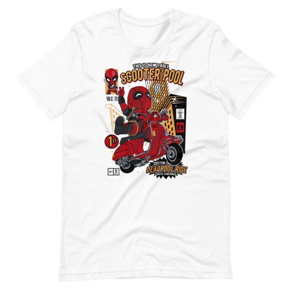 Deadpool Scooter Unisex t-shirt - Image 3