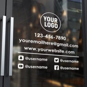 Custom Business Logo Decal